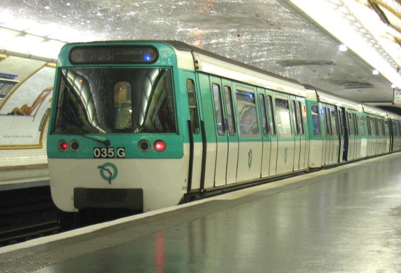 Blue Line Metro Paris